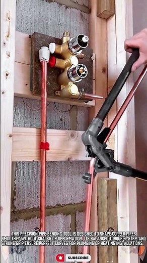Precision Pipe Bender Tool: Smooth & Perfect Curves for Plumbing Installation Work #ToolHolder