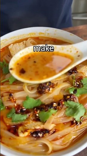 Thai Red Curry noodle soup.