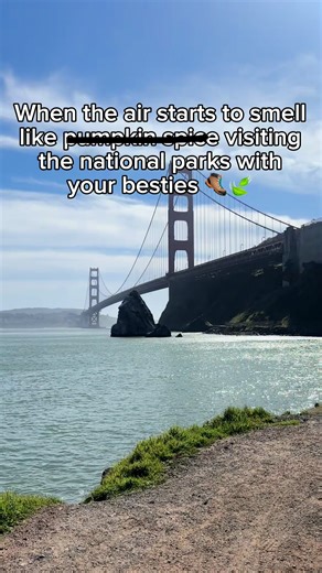 'Tis the season...to enjoy the national parks with your loved ones🍂☕️🌲. The Golden Gate National Recreation Area has 82,000 acres of public land, hundreds of miles of spectacular trails, and thousands of species of plants and wildlife to encounter along the way. To plan your trip into the parks, visit parksconservancy.org. . . (Ariel Robbins / Parks Conservancy) . . . Inspired by a post by @kingcountydnrp 🐟 #ParksConservancy #Conservancy #GoldenGateNationalRecreationArea #goldengatenps #natio