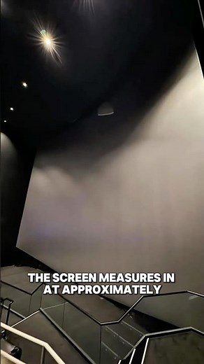 How big is the biggest IMAX screen in the U.S.?