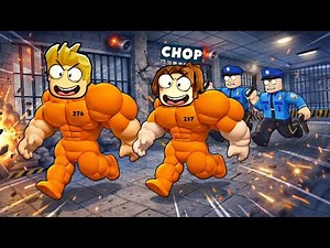 ROBLOX CHOP AND FROSTY BUILD BODY IN PRISON TO ESCAPE
