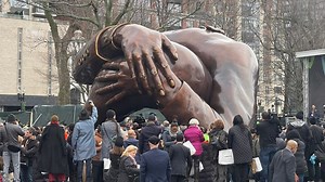 ‘Love 360': The Embrace, Boston's New Monument to MLK, Coretta Scott King, Is Unveiled