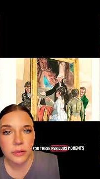 Dolley Madison saves the iconic George Washington portrait from the burning White House 🔥