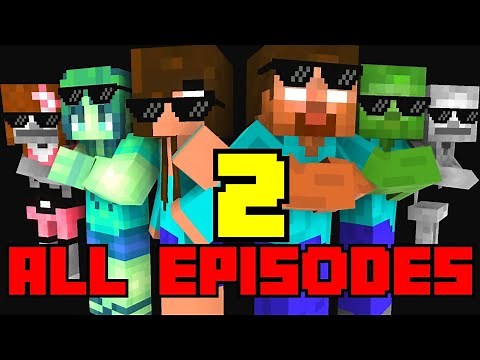Monster Academy : All Episodes ! ( Season 4-7 ) - full Minecraft Animation