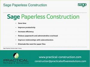 Sage Paperless Construction Introduction