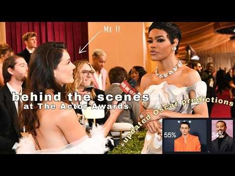 Behind the Scenes at the Actor Awards + Updated Oscars Predictions