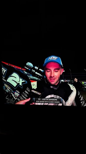 World Of Outlaws NOS Energy Drink Sprint Car Series Justin Sanders Steals the $83,000 Top Prize