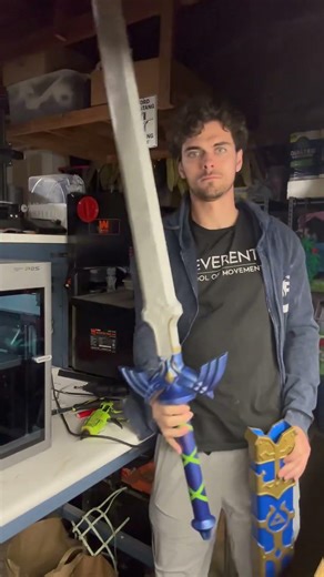 LED Master Sword 3D printed Prop Finished!