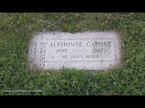 Al Capone's Gravesite @ Mt. Carmel Cemetery Hillside Illinois USA June 2014