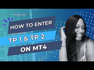 How to put a TP 1 and TP 2 on MT4 | Learn in 9 Minutes!