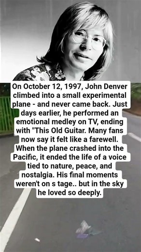John Denver's Final Performance Felt Like a Goodbye...