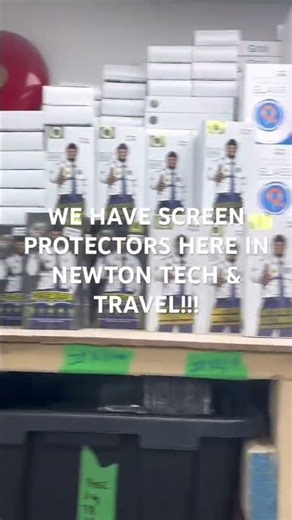 We have different types of Screen protectors and Newton tech and travel👍