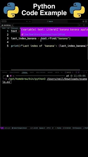 How To Find the Last Index of a Word in a String Using Python