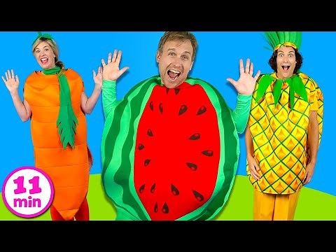 Yummy Fruits and Vegetables | Kids Songs Collection