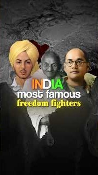 India's most famous freedom fighters #freedomfighters #indpendenceday #mahatmagandhi #bhagatsingh