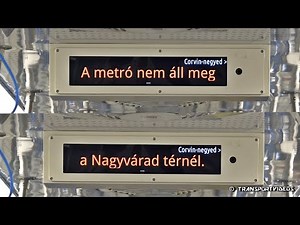 2022.06.13. - Nem áll meg az M3-as metró a Nagyvárad térnél Budapesten!