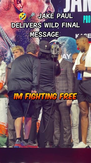 🎤 JAKE PAUL SAY ANTHONY JOSHUA LEGS LOOK LIKE A CHICKEN LEGS😂 Jake Paul delivers a wild final message to Anthony Joshua before their main event Friday night in Miami live on Netflix #ANTHONYJOSHUA #JAKEPAUL | Real Knockout