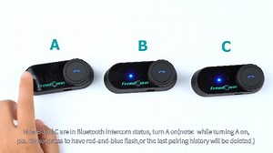 Watch TCOM VB Helmet Bluetooth headset 2-way intercom 3Riders pair on Amazon Live