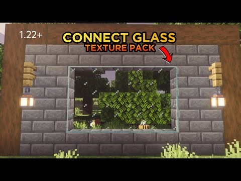 Minecraft Connect Glass Texture Pack 1.22 Support For Pocket Edition