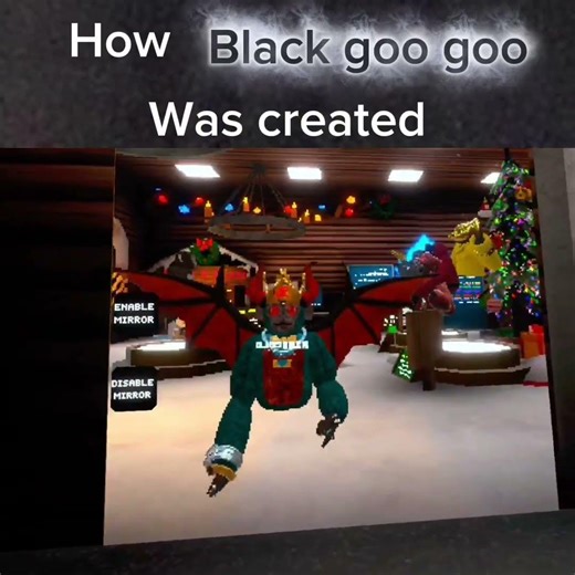 How black goo goo was created part one #scarybaboon