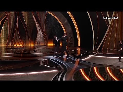 Ｗ・スミスが司会にビンタ、妻をからかう発言に激怒 アカデミー賞