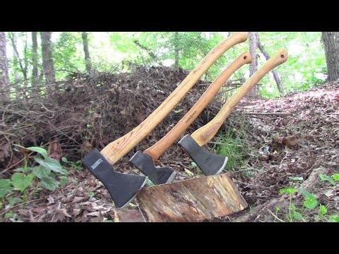 Axe Talk And Rehafting A Hatchet Into A Camp Axe