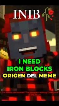I NEED IRON BLOCKS 🗣️ EXPLAINED | ORIGIN of the MEME