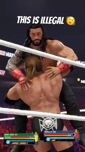 The Shield vs Evolution – Pure Chaos 😱 #romanregins #batista #sethrollins #randyorton #wweshorts