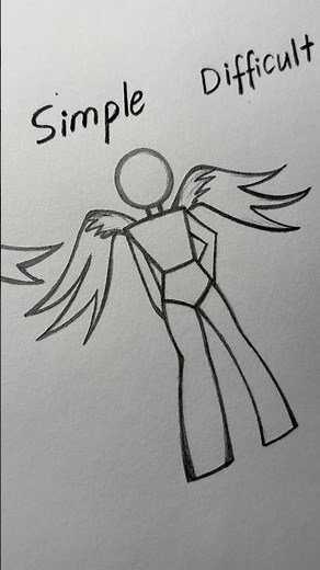 How to draw angel #art #drawing #sketch #shorts