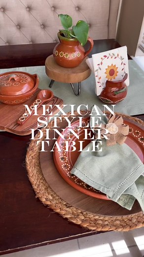 Setting up a Mexican table with a mint table runner is an excellent way to create an inviting and immersive dining experience. The combination of the refreshing mint color and traditional Mexican elements will transport your guests to a lively place filled with flavors, colors, and memories. #mexicandecor #mexicandesign #mexicantheme #mexicana #mexicanhouse #mexicandecorations #mexicanhomedecor #mexicandecor #mexicanpots #mexicanfood #mexicanpottery #dinningroomdecor #interiordesigninspiration #