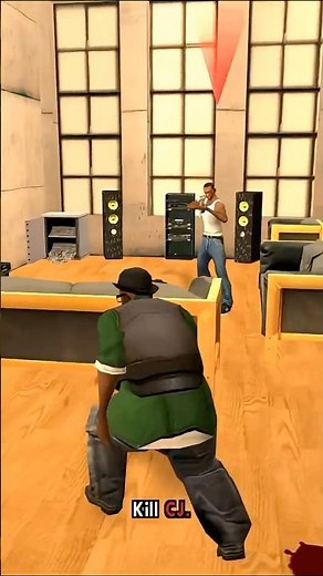 Big Smoke Thought He Won, BUT CJ Respawns #gta #gtasanandreas