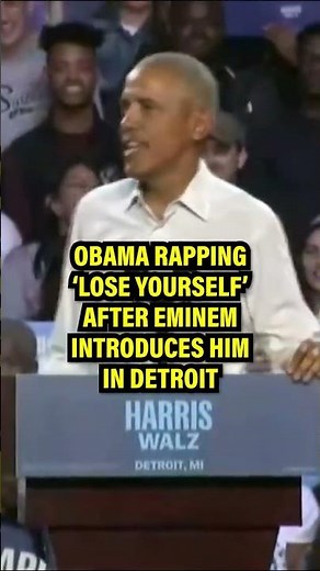 Barack Obama's Detroit Rally Appearance Ends With Perfect Mic Drop