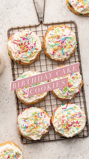 75 reactions · 12 shares | These epic BIRTHDAY CAKE COOKIES are live...