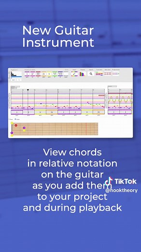 Transform your music with Hookpad's latest features! Experience a revamped Lyrics Editor, faster MP3 and WAV exports, and our all-new guitar instrument. 🎸 #Hooktheory #Hookpad #composer #songwriter #producer #musictheory