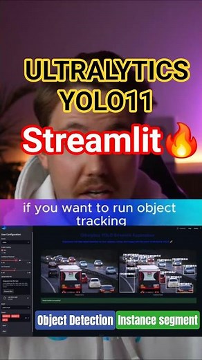 Streamlit Runs Ultralytics YOLO11 Live?! 🤯⚡