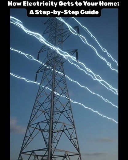 How Electricity Gets to Your Home: A Step-by-Step Guide #Electricity