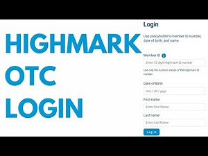 Highmark OTC Login: Store, Benefits Catalog ⏬👇