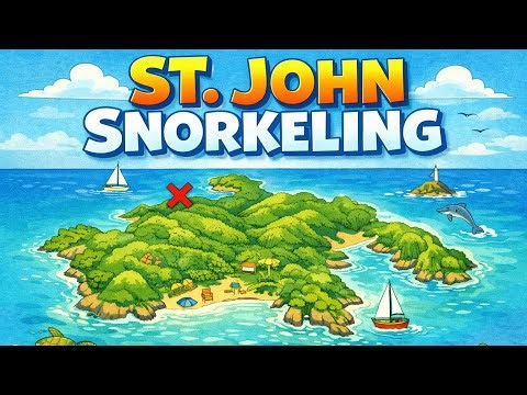 Snorkeling Coral Reefs | St. John USVI | 4K60