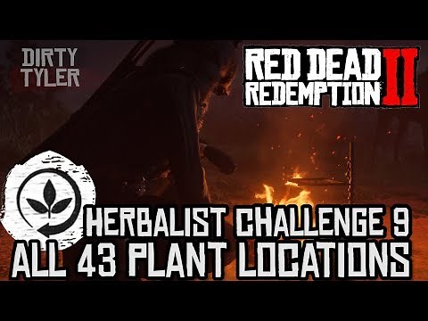 RDR2 All Plant Locations - Herbalist Challenge 9 - Red Dead Redemption 2 Guide