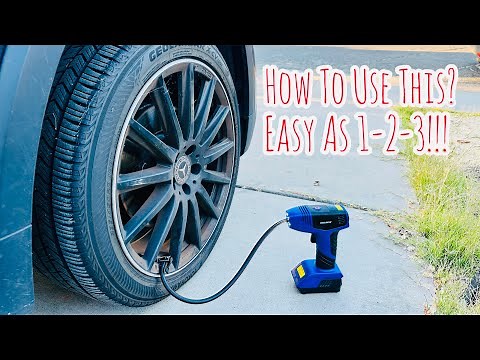 HOW TO USE THE CORDLESS BULLEYES TIRE INFLATOR & SIMPLE DEMONSTRATION TUTORIALS! (DOES IT WORK?)