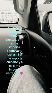 A mí sí me importa cómo te sientes