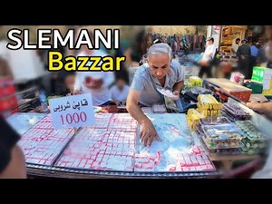 A Day Walking in Sulaymaniyah Bazaar | Exploring Kurdish Street Life