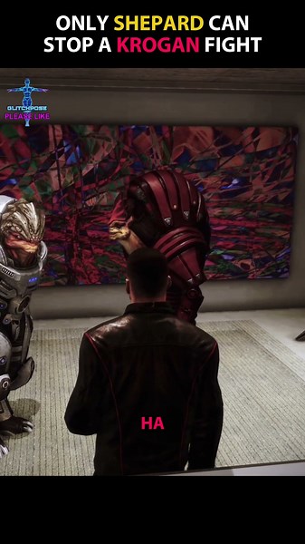 Wrex and Grunt Start Headbutting and Only Shepard Can Stop It | Mass Effect Legendary Edition