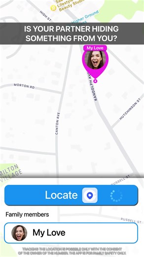 Enter his phone number to obtain his location.