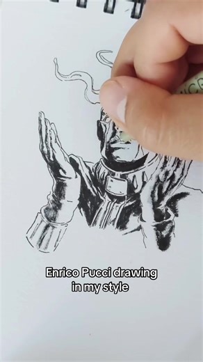 Enrico Pucci Drawing In My Style