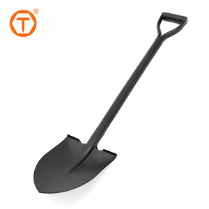 [Hot Item] Factory Direct Sale Farming Tools Agricultural Round Spade Shovel with Steel Handle