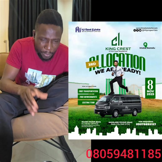 We are allocating lands to smart investors at King Crest ikorodu on the 8th November | NewsMattazz with Princewill
