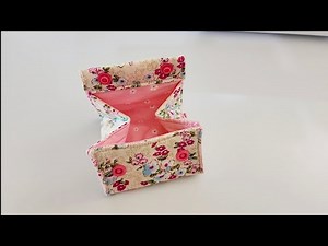 DIY 10 MINUTE DOUBLE SNAP COIN PURSE POUCH |EASY COIN PURSE SEWING TUTORIAL|DIY SEWING CRAFTS