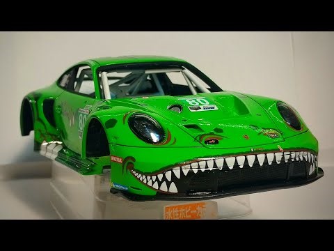 Porsche 992 gt3r alpha models 1:24 scale - build report -ENG