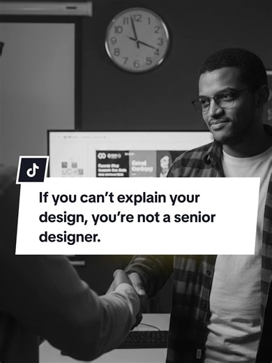 If you can’t explain your design, you’re not a senior designer. Seniors don’t just submit work. They explain every decision — color, layout, typography. That’s how design becomes strategy. That’s how trust is built. Comment Communication and I’ll send you useful communication tips. #GraphicDesign #SeniorDesigner #DesignTips #CreativeCareer #DesignerGrowth
